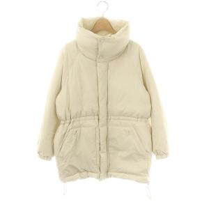 23AW スタンドパフィーダウンジャケット アウター フード オフホワイト /MI OS
