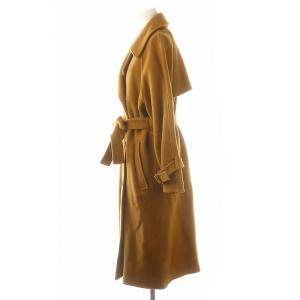 GRACE CONTINENTAL リバーウールトレンチコート アウター ベルト付き 36 キャメル /DF OS