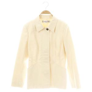 コットン 裾フレア ジャケット F40 オフホワイト 011V41A3062