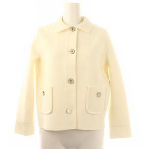 ジャケット スターロゴボタン クロップド テクニカルメッシュ F36 ホワイト