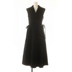 ウールシルクサイドレースアップワンピース 051R30S1212