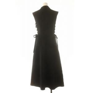 Christian Dior ウールシルクサイドレースアップワンピース 051R30S1212