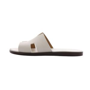 HERMES イズミール サンダル 40.5 ホワイト 041141ZH