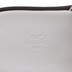 HERMES イズミール サンダル 40.5 ホワイト 041141ZH