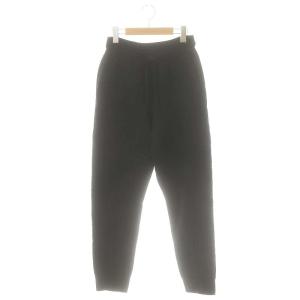 9Gブークレパンツ テーパードパンツ イージーパンツ 2 黒 ブラック /DF OS