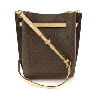 MICHAEL KORS ショルダーバッグ MKシグネチャー 鞄 茶 ブラウン /DK OF