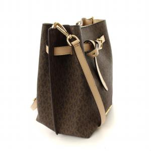 MICHAEL KORS ショルダーバッグ MKシグネチャー 鞄 茶 ブラウン /DK OF