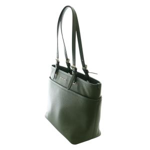 MICHAEL KORS WINSTON トップジップ ポケット トート ミディアム バッグ レザー 牛革 緑 グリーン 30S3GWNT2L