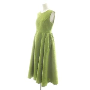 FOXEY NEW YORK Dress Eclair ワンピース 40 黄緑