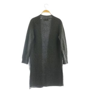 POLO RALPH LAUREN カシミヤ混ニットコーディガン ロング 長袖 XS ダークグレー /DO OS