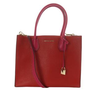 Mercer Large 2WAY バッグ ハンドバッグ ショルダーバッグ 赤 レッド べージュ