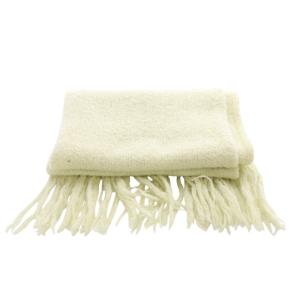 AURALEE SUPER LIGHT KNIT STOLE マフラー ストール 黄緑 グリーン