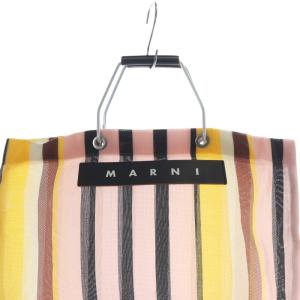 MARNI フラワーカフェ トートバッグ ハンドバッグ ピンク