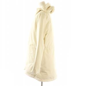 23区 24AW ミリタリーダウンコート モッズ アウター フルジップ フード付き 38 M アイボリー