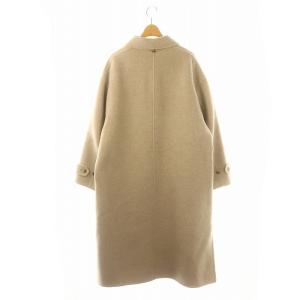 23区 24AW MANTECOPureリバーロングコート 38 ライトベージュ