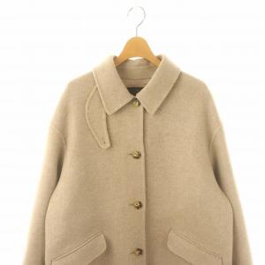 23区 24AW MANTECOPureリバーロングコート 38 ライトベージュ