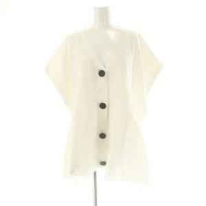 24AW タフタペプラムカーディガン 38 ホワイト