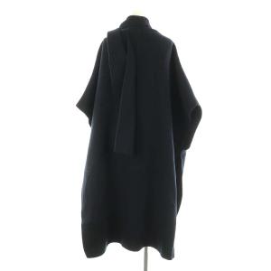 CELFORD リバーポンチョコート アウター 羊毛 ウール F 紺 ネイビー /AQ OS SH