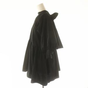 CELFORD バックリボンチュニック ブラウス 七分袖 F 黒 ブラック