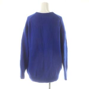 MACPHEE 24AW NZ LAMBS 9G クルーネックプルオーバー ニット セーター 長袖 M 青 ブルー /HK