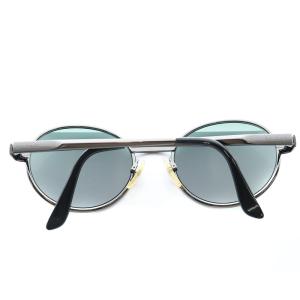 BVLGARI サングラス メガネ メタルフレーム 601108-135 カラーレンズ 黒 ブラック M050717