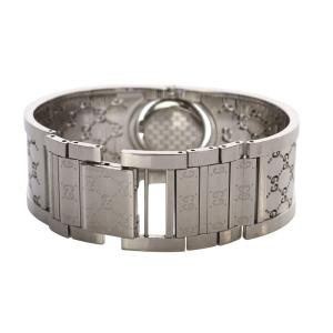 GUCCI トワールバングルウォッチ クオーツ アナログ シルバー色