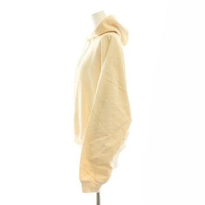 AURALEE A20SP03GU SUPER SOFT SWEAT BIG P/O PARKA パーカー ハーフジップ コットン 1 アイボリー