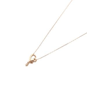 VENDOME AOYAMA ハート ネックレス ペンダント K10 ダイヤ 0.01ct ピンクゴールド /SR5