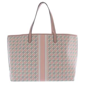 TORY BURCH GEO LOGO TOTE バッグ トートバッグ ハンドバッグ ロゴ ピンク /SR27