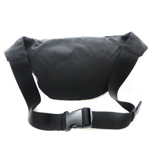 agnes b. WEB限定 ナイロンウエストポーチ ウエストバッグ ロゴ 黒 ブラック MS04-05