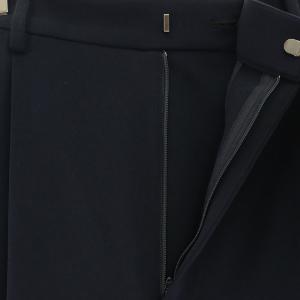 BEAUTY&YOUTH UNITED ARROWS 24SS タック ワイドストレート パンツ ストレッチ S 紺 ネイビー