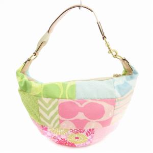 COACH ハンドバッグ ワンハンドル シグネチャー パッチワーク マルチカラー /AE