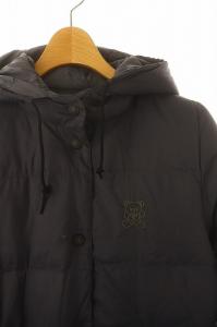 HYSTERIC GLAMOUR ヒスベア リバーシブル ダウンジャケット フード アウター FREE 紺 ネイビー /MI OS