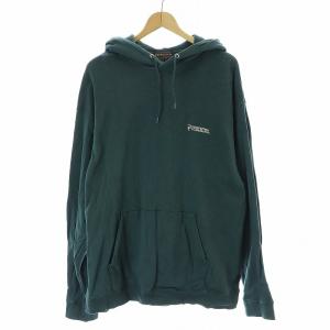 PENDLETON バックプリント裏毛パーカー プルオーバー 長袖 オーバーサイズ M 緑 グリーン