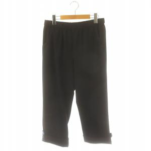 オレボレブラ イージーパンツ 花モチーフ 装飾 ビーズ ビジュー L 紺 ネイビー /KO OS