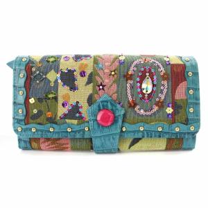 リッピ 長財布 総柄 スパンコール マルチカラー /MM OF