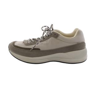 RUNNING スニーカー ナイロン 25.6cm 白 ホワイト グレー