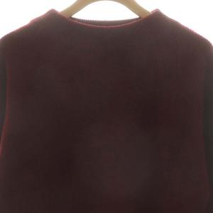 BLUE LABEL CRESTBRIDGE モックネックニット セーター 長袖 38 赤 レッド