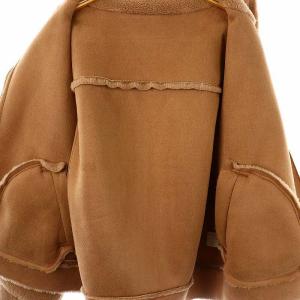 Mystrada ボアブルゾン ボアジャケット ジップアップ 38 ピンク /DF OS