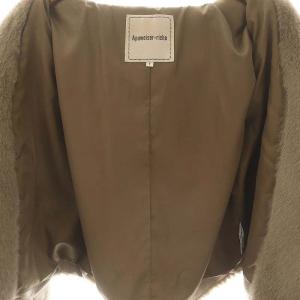 Apuweiser-riche フェイクスエードファーライダース ジャケット ジップアップ 1 モカ /DF OS