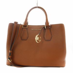 Camille Large Pebbled Leather Satchel  ハンドバッグ ショルダー