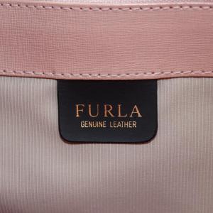 FURLA サリー トートバッグ ハンドバッグ ショルダーバッグ レザー ピンク