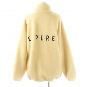 Spick&Span 24AW バックロゴボアブルゾン ジャケット アウター スタンドカラー 38 アイボリー