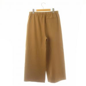 Theory LIGHT SAXONY WIDE CROPPED CULOT ウールワイドパンツ イージーパンツ S キャメル