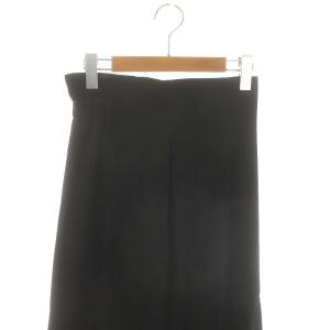 SNIDEL ハイウエストヘムボリュームスカート ロング丈 マキシ丈 フレア 1 S 黒 ブラック