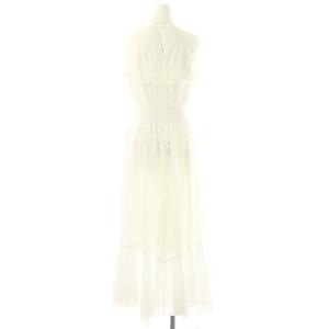 SNIDEL 24AW イレヘムシャツワンピース ロング マキシ ノースリーブ 2 白 ホワイト