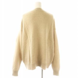 L'Appartement Feminity Knit ニット セーター 長袖 Vネック カシミヤ ベージュ /MF OS