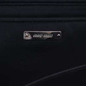 miumiu キャットアップリケ リュックサック ブラック 5BZ009