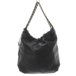 チェーンショルダートートバッグ ハンドバッグ 黒 ブラック