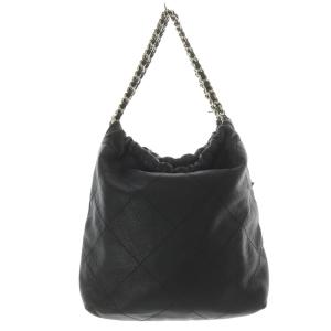 marco masi チェーンショルダートートバッグ ハンドバッグ 黒 ブラック